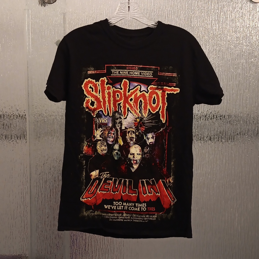 Slipknot Graphic Kids T-Shirt - Black
